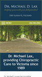 Mobile Screenshot of drmichaellax.com